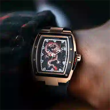 NSQUARE Barrel Luminous 50M Waterproof Automatic Mechanical