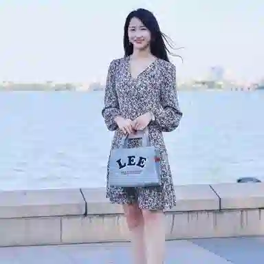 Lee Washed Grey Tote Bag