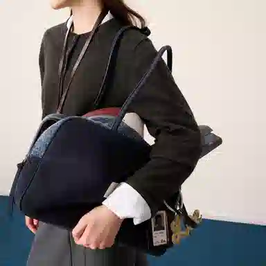 Lee Vintage Indigo Canvas Bowling Bag