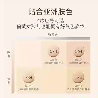 唐魅可 抹茶气垫替换芯遮瑕持久不脱妆不卡粉 哑光清透奶油肌