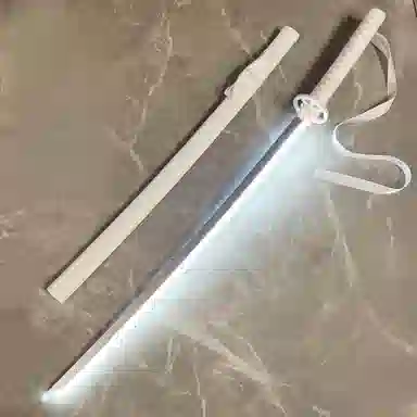 臻尚健儿宝 炫酷袖白雪发光刀 成品模型装饰配件