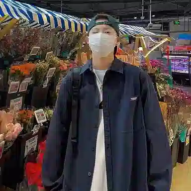 玉儿恋 纯色翻领百搭休闲宽松日系薄款长袖衬衫 男款