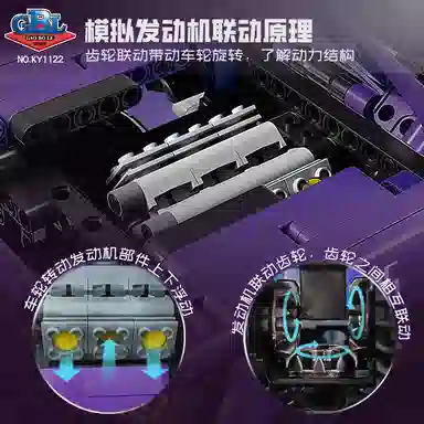 GBL GAO BO LE 2 1689pcs KY1122