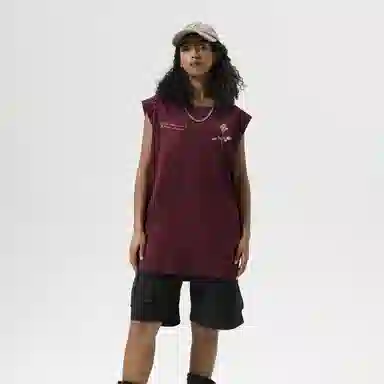 冰飞 美式复古高街宽松背心 男女同款