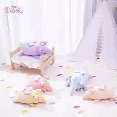 食梦貘 礼盒枕型系列 抱睡公仔 玩偶 毛绒公仔