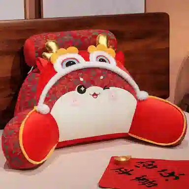 蒙小仔 新年醒狮福多多蛇 陪伴安抚 玩偶周边