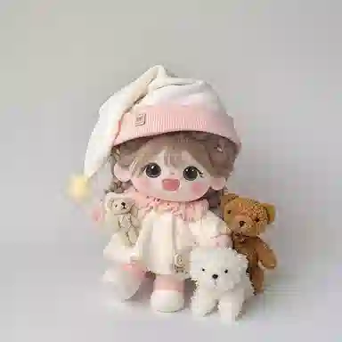 蒙小仔 棉花娃娃衣服可爱睡衣套装公仔换装（仅衣服） 陪伴安抚 玩偶周边