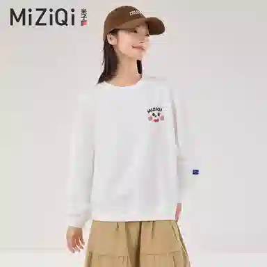 米子旗 潮流时尚简约长袖卫衣 女款