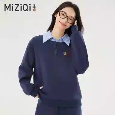 米子旗 时尚舒适通勤简约卫衣 女款