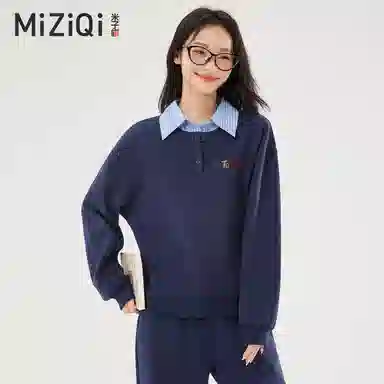 米子旗 时尚舒适通勤简约卫衣 女款