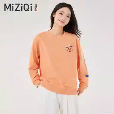 米子旗 潮流时尚简约长袖卫衣 女款