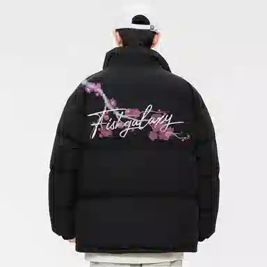 FISHGALAXY Basic Logo Floral Jacket
