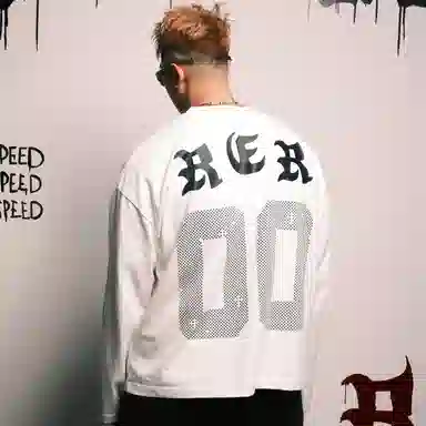 RESERFF Vintage Print Long Sleeve T-Shirt