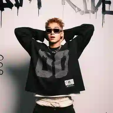 RESERFF Vintage Print Long Sleeve T-Shirt