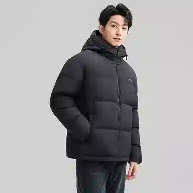 鸭鸭 户外极寒尚韩版休闲百搭拼色短款外套运动保暖可拆卸面包羽绒服 男女同款