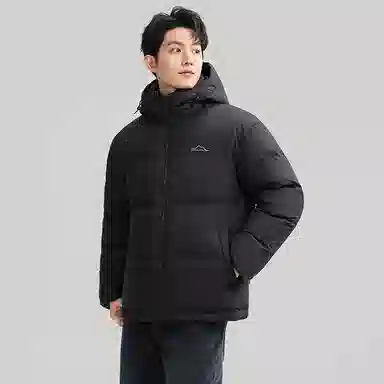 鸭鸭 户外极寒尚韩版休闲百搭拼色短款外套运动保暖可拆卸面包羽绒服 男女同款