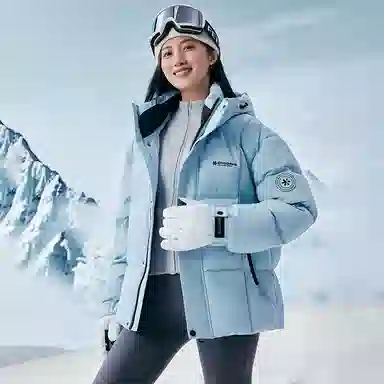 鸭鸭 时尚韩版冬季连帽保暖舒适高质量百搭潮流纯色简约羽绒服 男女同款