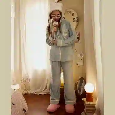 GUKOO x Sanrio Cinnamoroll Pajama Set Milk Blue