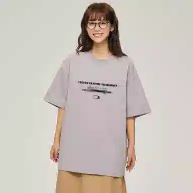 FREO3N Simple Logo Crewneck T-Shirt