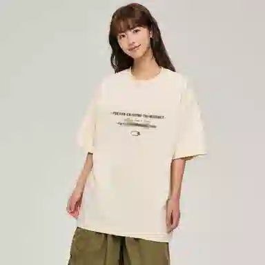 FREO3N Simple Logo Crewneck T-Shirt