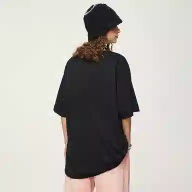 FREO3N Letter Print Crewneck T-Shirt