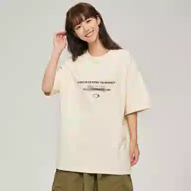 FREO3N Simple Logo Crewneck T-Shirt