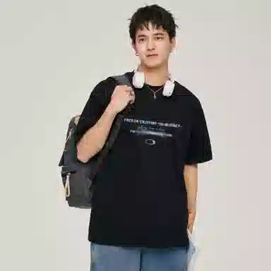 FREO3N Simple Logo Crewneck T-Shirt