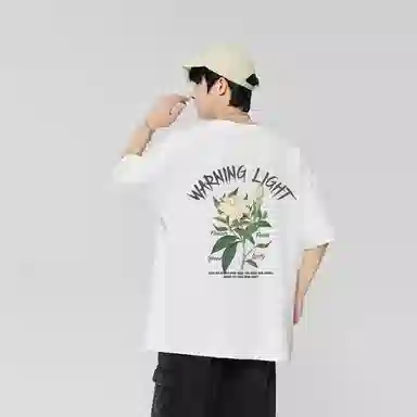 WARNING LIGHT Blossom Crewneck Tee