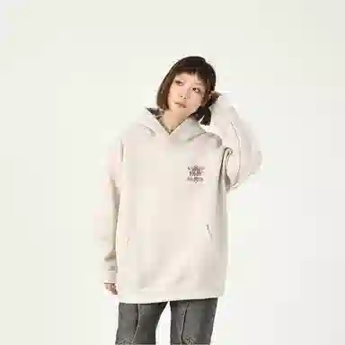 WARNING LIGHT Cross Print Hoodie