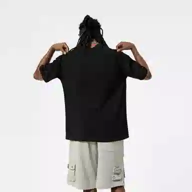 WARNING LIGHT Graphic Print T-Shirt