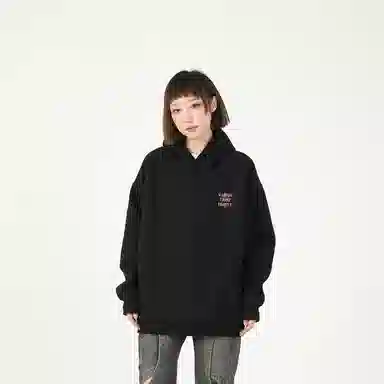 WARNING LIGHT Cross Print Hoodie