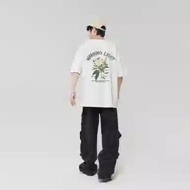 WARNING LIGHT Blossom Crewneck Tee