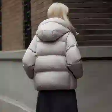 坦博尔 时尚百搭潮流纯色长袖通勤面包羽绒服 女款