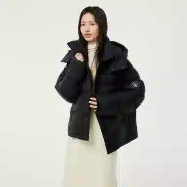 坦博尔 简约纯色保暖羽绒服 女款