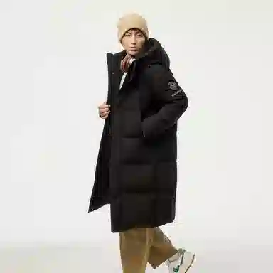 坦博尔 长款加厚休闲运动防风保暖羽绒服 男女同款