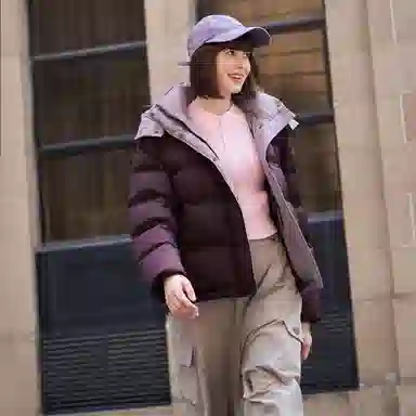 坦博尔 简约纯色保暖羽绒服 女款