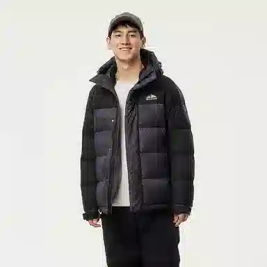 坦博尔 简约连帽休闲长袖羽绒服 男款