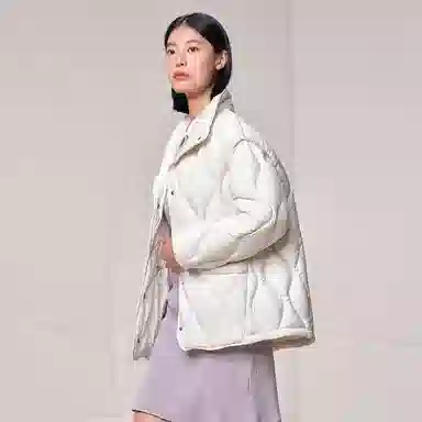 坦博尔 纯色立领羽绒服 女款