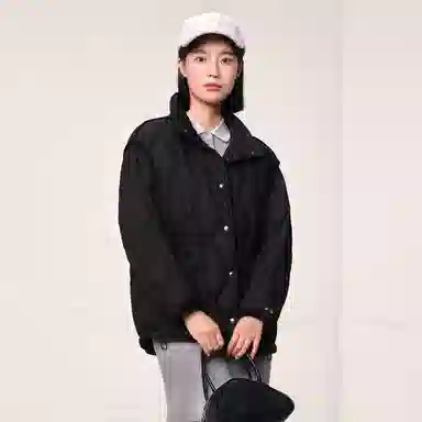 坦博尔 纯色立领羽绒服 女款