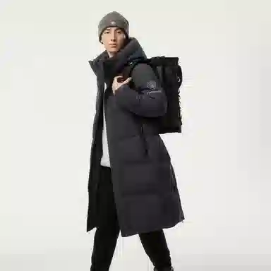 坦博尔 长款加厚休闲运动防风保暖羽绒服 男女同款