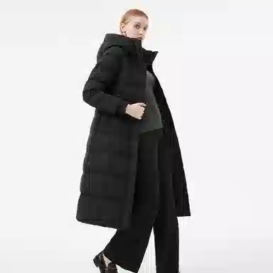 坦博尔 过膝蓄热加厚通勤羽绒服 女款