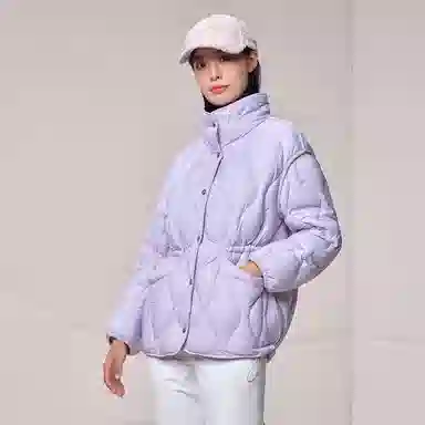 坦博尔 纯色立领羽绒服 女款