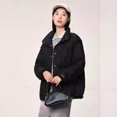 坦博尔 纯色立领羽绒服 女款