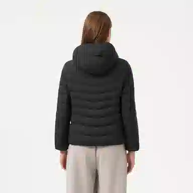 坦博尔 轻薄短款连帽通勤羽绒服 女款