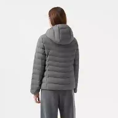 坦博尔 轻薄短款连帽通勤羽绒服 女款