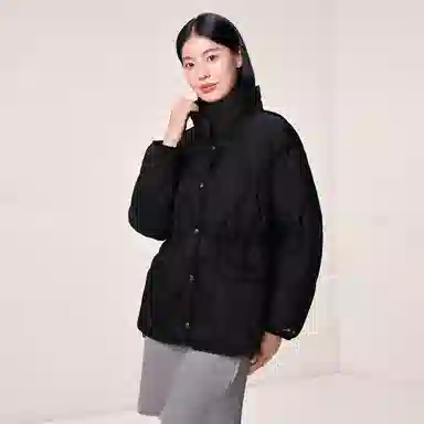 坦博尔 纯色立领羽绒服 女款