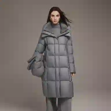 坦博尔 保暖高端外套面包羽绒服 女款