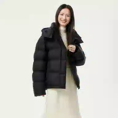 坦博尔 简约纯色保暖羽绒服 女款