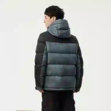 坦博尔 简约连帽休闲长袖羽绒服 男款