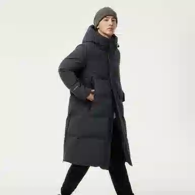 坦博尔 长款加厚休闲运动防风保暖羽绒服 男女同款